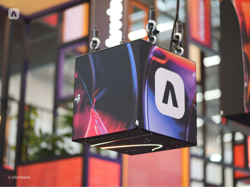 Stand modular Aluvision montado por Eventual