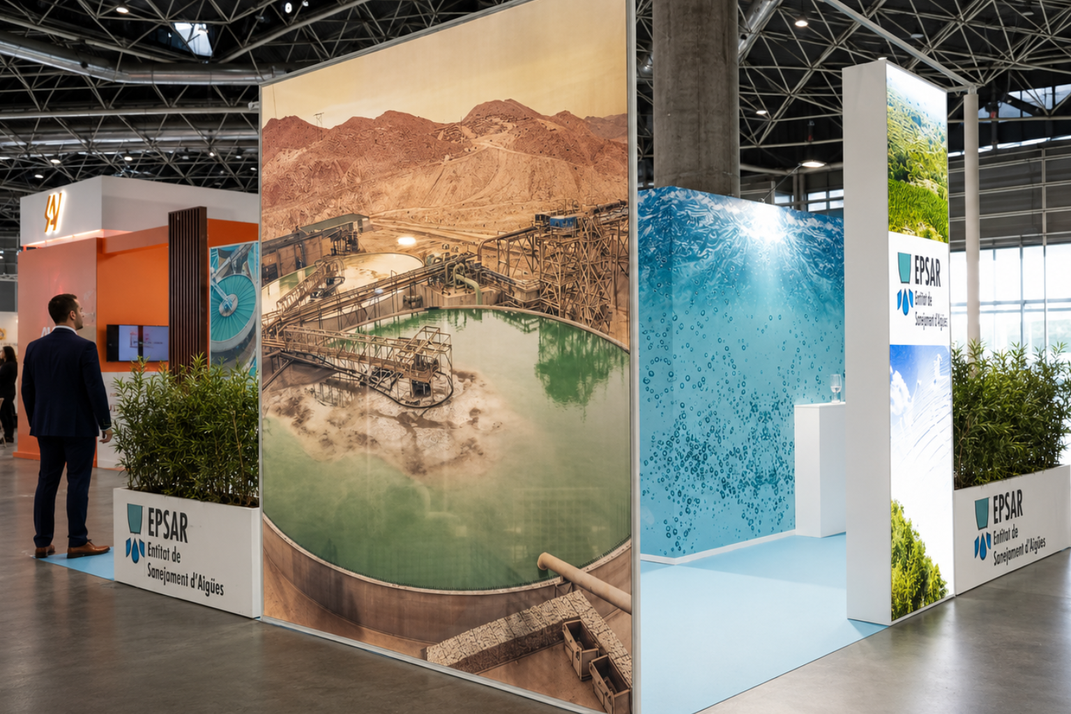 Stand de fabricación a medida realizado por Eventual