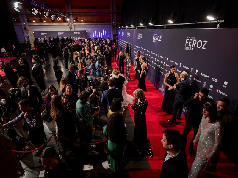 Photocall de los Premios Feroz producido por Eventual