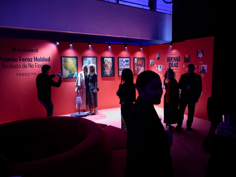 Detalle del photocall de los Premios Feroz