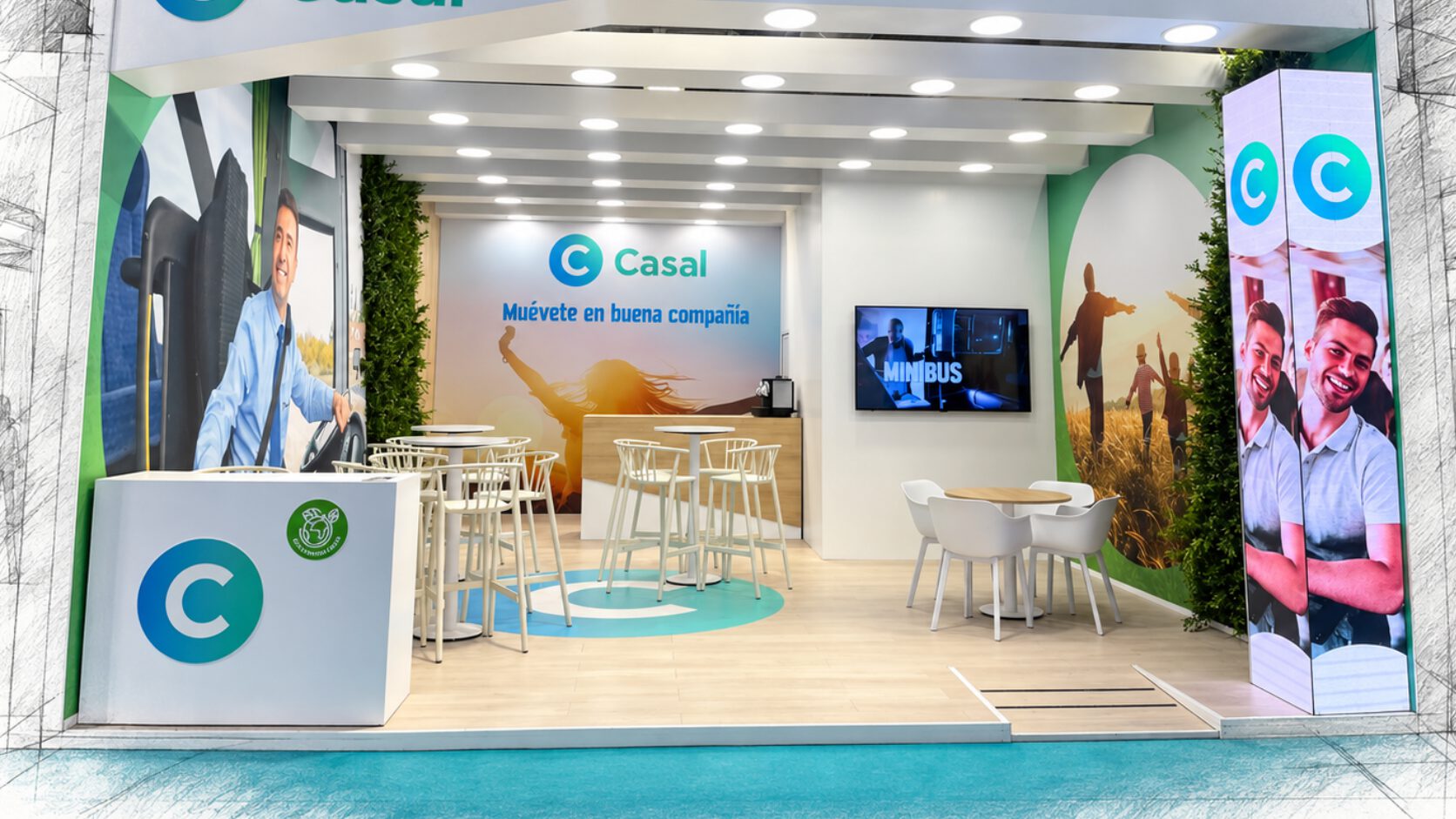 Soporte de publicidad exterior producido por Eventual