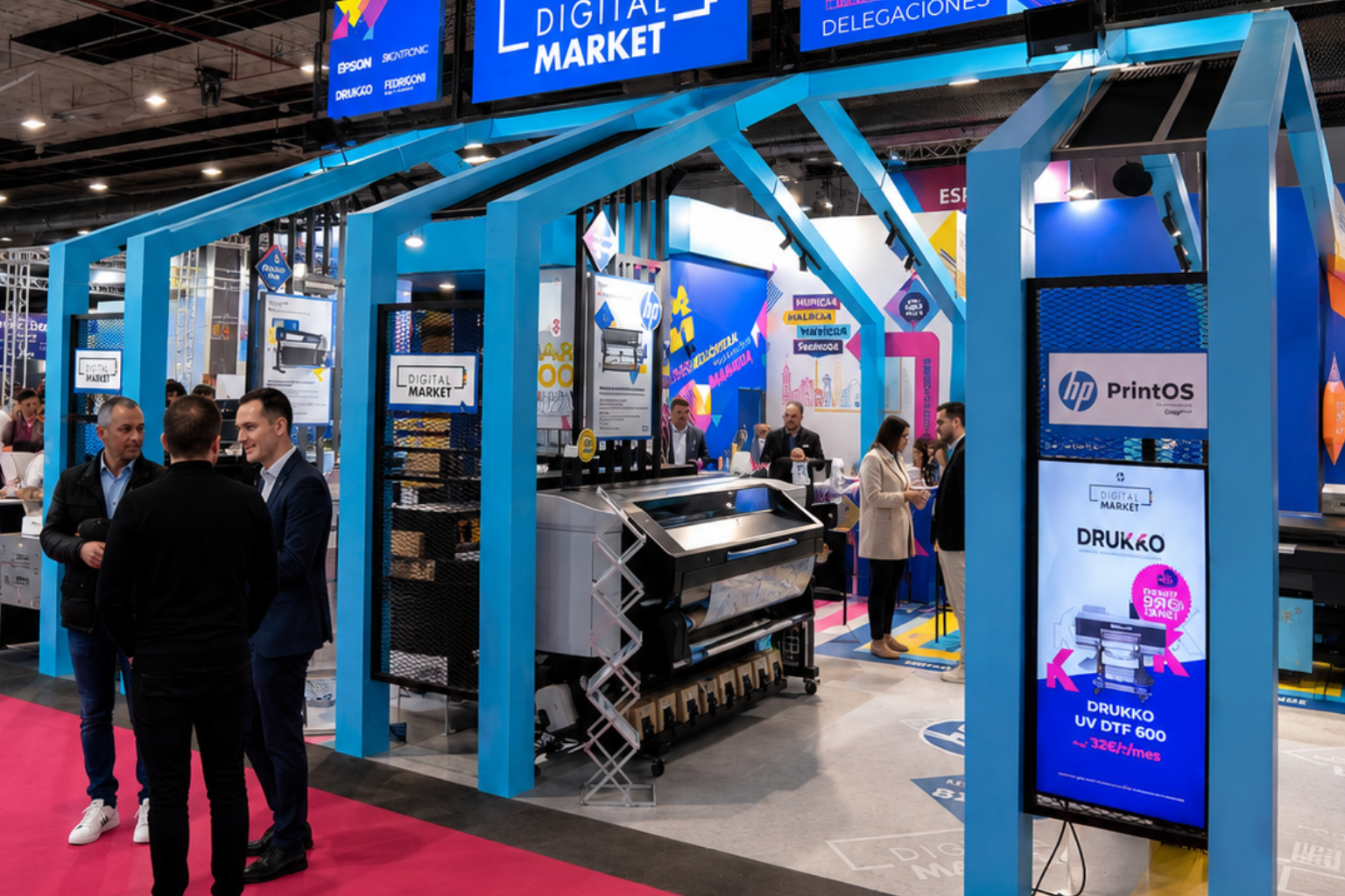 Stand de fabricación a medida realizado por Eventual