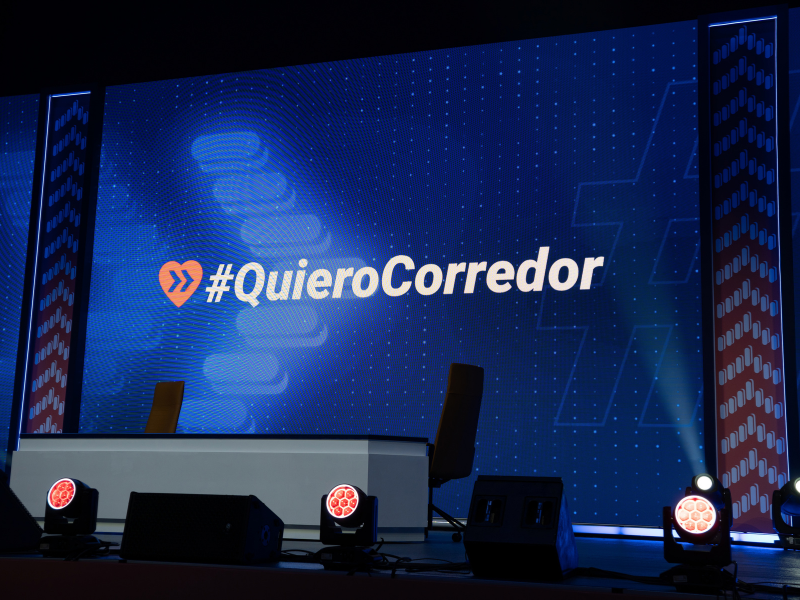 Montaje del proyecto Corredor de Eventual