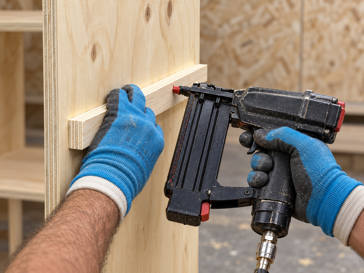 Trabajos de carpintería y fabricación en madera realizados por Grupo Eventual