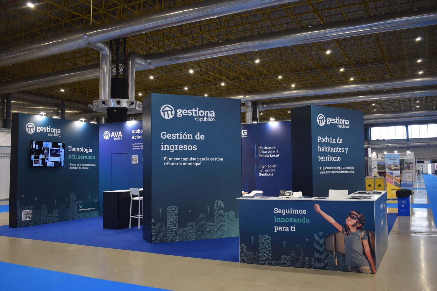 Stand de fabricación a medida realizado por Eventual