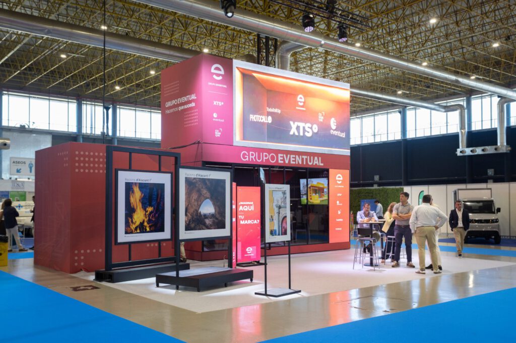 Diseño y montaje de stands realizado por Eventual